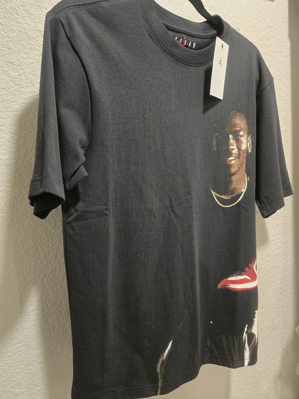JORDAN STATEMENT 1985 Short Sleeve T-Shirt in the "Off Noir" Colorway